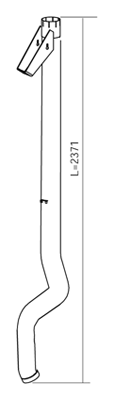 Tubo de escape DINEX 68509