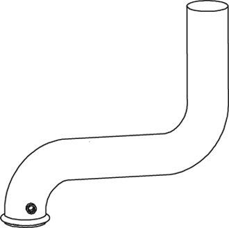 Tubo de escape DINEX 68518