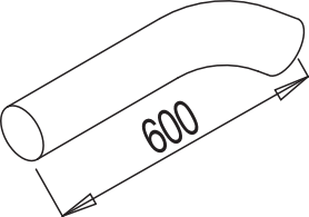 Tubo de escape DINEX 68600