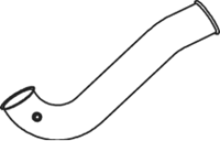 Tubo de escape DINEX 68615