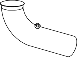 Tubo de escape DINEX 68628