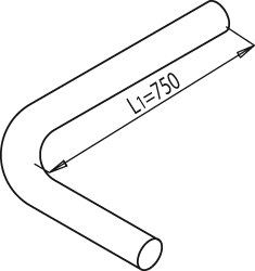Tubo de escape DINEX 68643