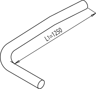Tubo de escape DINEX 68644