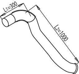 Tubo de escape DINEX 68646