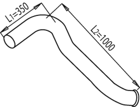Tubo de escape DINEX 68658