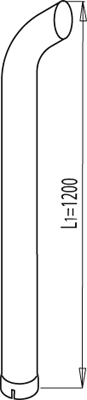Tubo de escape DINEX 68661