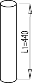 Tubo de escape DINEX 68662