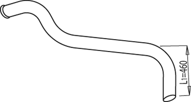 Tubo de escape DINEX 68679