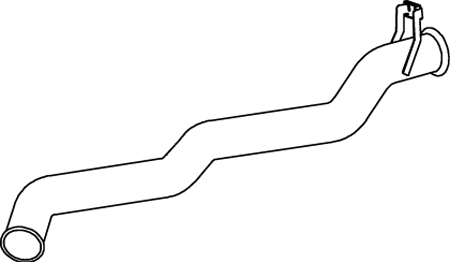Tubo de escape DINEX 68692