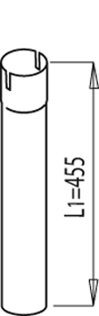 Tubo de escape DINEX 68695
