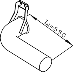 Tubo de escape DINEX 68696