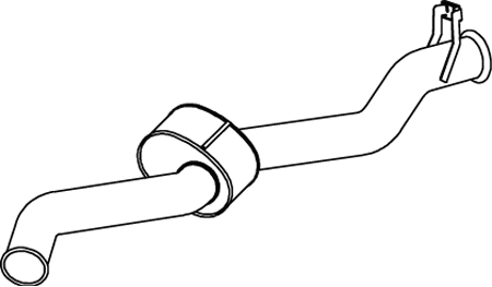 Silenciador posterior DINEX 68702