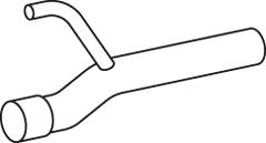 Tubo de escape DINEX 68705