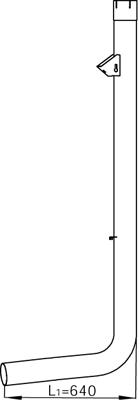 Tubo de escape DINEX 68709