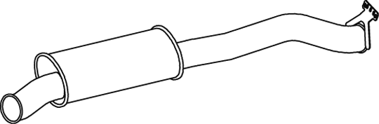 Silenciador posterior DINEX 68717