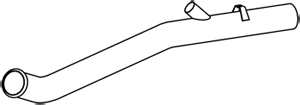 Tubo de escape DINEX 68732