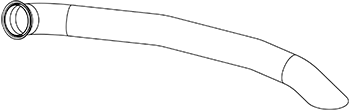 Tubo de escape DINEX 68734