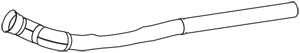 Tubo de escape DINEX 68738