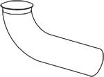Tubo de escape DINEX 68740