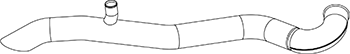 Tubo de escape DINEX 68744