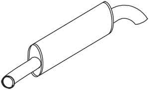 Tubo de escape DINEX 68748