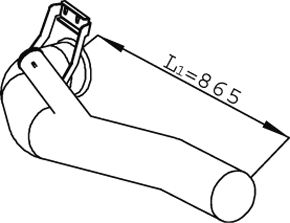 Tubo de escape DINEX 68762