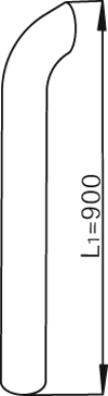 Tubo de escape DINEX 68767