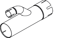 Tubo de escape DINEX 68778