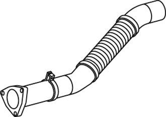 Tubo de escape DINEX 69107