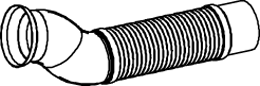 Tubo de escape DINEX 69136