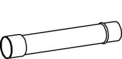 Tubo de escape DINEX 69162