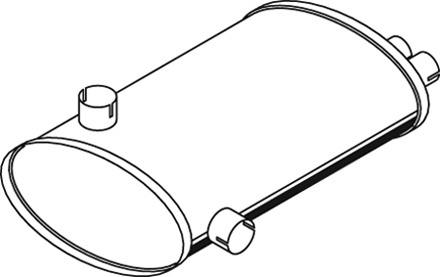Silenciador central/posterior DINEX 69305