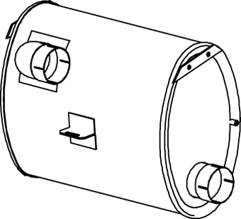 Silenciador central/posterior DINEX 69319
