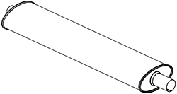 Silenciador posterior DINEX 6GC001