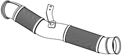 Tubo de escape DINEX 6LA001