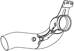 Tubo de escape DINEX 6LG000