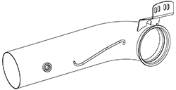 Tubo de escape DINEX 6LG002