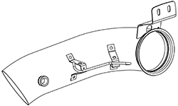 Tubo de escape DINEX 6LG003