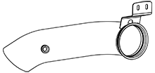 Tubo de escape DINEX 6LG004