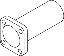 Tubo de escape DINEX 70265