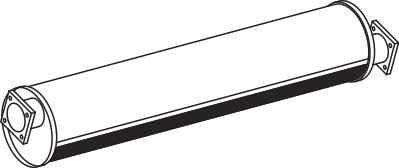 Silenciador central/posterior DINEX 70317