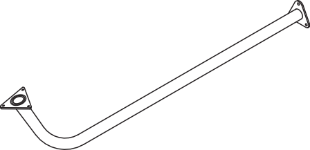 Tubo de escape DINEX 80122