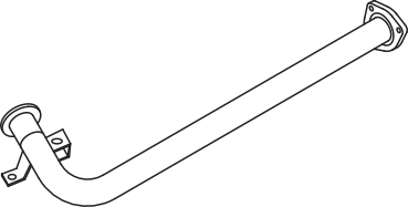 Tubo de escape DINEX 80125