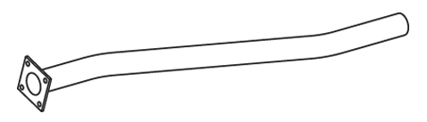 Tubo de escape DINEX 80145