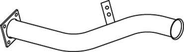 Tubo de escape DINEX 80224