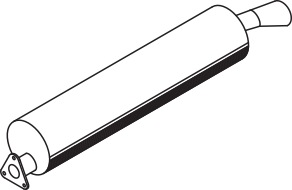 Silenciador central/posterior DINEX 80313