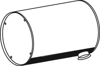 Silenciador central/posterior DINEX 80410