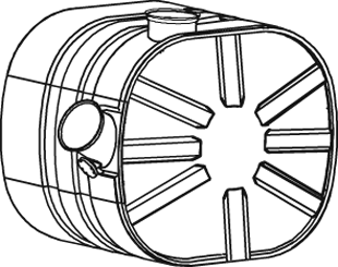 Silenciador central/posterior DINEX 80437
