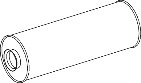 Silenciador central/posterior DINEX 80465