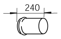 Tubo de escape DINEX 80522